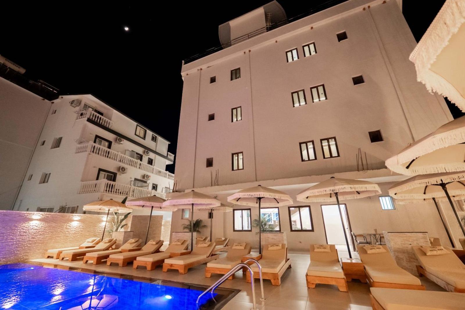 Hotel Pelod Ksamil Exterior foto